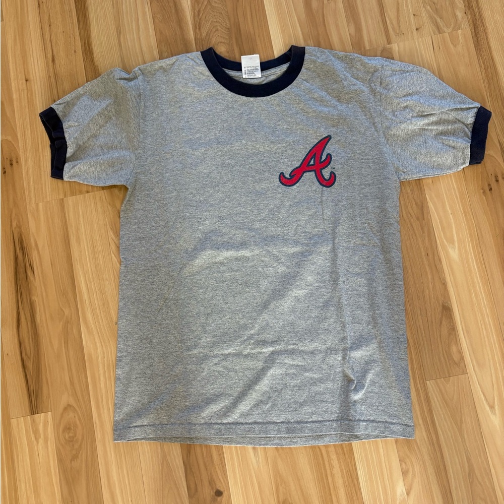 Vintage Atlanta Braves Gray T-Shirt